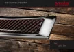 Avisa protecție bară spate din oțel oglindă, roșu-negru din carbon și oțel Volvo XC90 II 2015-2019 FL.2019-2024 FL.2024->