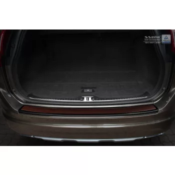   Avisa negru oțel, roșu-negru carbon oțel și carbon Protecție bară spate Volvo XC60 2013-2017