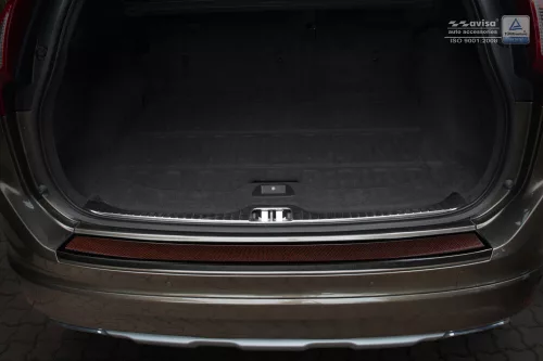 Avisa roșu-negru și protecție de bară din oțel din carbon din oțel din carbon neagră VOLVO XC60 2013-2017