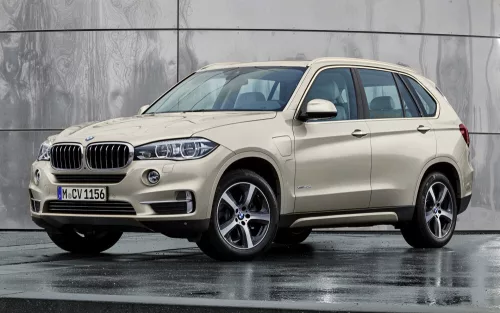 Avisa protecție bară spate din oțel negru, din oțel carbon negru și carbon Bmw X5 F15 2013