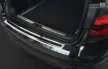 Avisa protecție bară spate din oțel oglindă, din oțel carbon negru și carbon Bmw X6 II F16 2014-2019