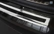 Avisa protecție bară spate din oțel oglindă, din oțel carbon negru și carbon Bmw X6 II F16 2014-2019