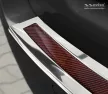 Avisa protecție bară spate din oțel oglindă, din oțel și carbon piros-negru Bmw 5 F11 touring 2010-2013, FL 2013-2017