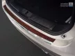 Avisa protecție bară spate din oțel oglindă, din oțel carbon roșu-negru și din carbon JAGUAR F-PACE 2016-2020, FL2020->