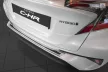 Avisa protecție bară spate din oțel oglindă, din oțel negru carbon și carbon TOYOTA C-HR crossover 2016-2019, FL2019->2023