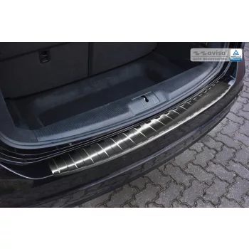   Avisa protecție bară spate din oțel negru Seat ALHAMBRA II 2010->, VOLKSWAGEN SHARAN II 2010->