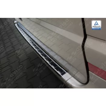   Avisa protecție bară spate din oțel negru MERCEDES W639 VITO/VIANO 2003-2014