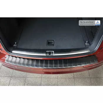   Avisa protecție bară spate din oțel negru Audi Q5 2008-2012, FL2012-2016, Audi SQ5 2013