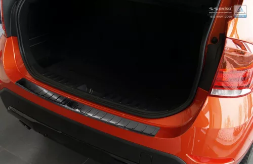 Avisa protecție bară spate din oțel negru Bmw X1 E84 5d 2012-2015