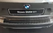 Avisa protecție bară spate din oțel negru Bmw X1 E84 5d 2012-2015