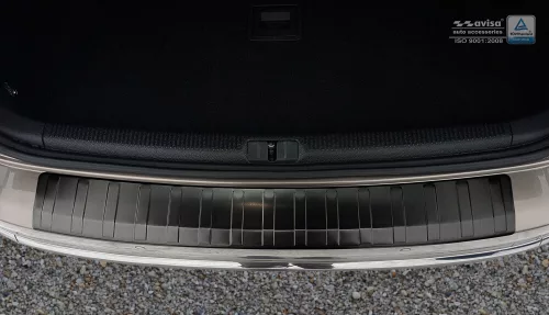 Avisa protecție de bară din oțel neagră VOLKSWAGEN PASSAT B7 variant 2011-2014
