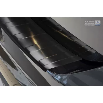   Avisa protecție bară spate din oțel negru VOLKSWAGEN TOURAN III/R-line 2015