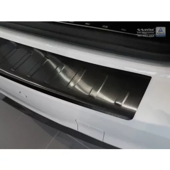   Avisa protecție bară spate din oțel negru Bmw X3 F25 2014-2017 (se potrivește și pentru X-line)