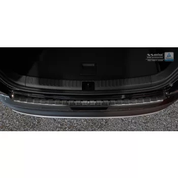   Avisa protecție bară spate din oțel negru Seat ATECA 5d crossover 2016-2020, FL2020->, Seat CUPRA ATECA 2018->