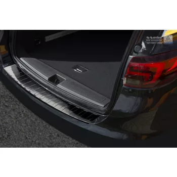   Avisa protecție bară spate din oțel negru OPEL Astra V K sports Tourer 2015-2019, FL2019-2022