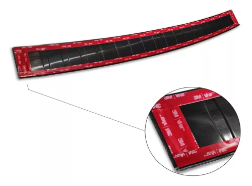 Avisa protecție bară spate din oțel negru Bmw 3 F31 touring/M-pakiet 2012-2015, FL2015-2018