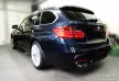 Avisa protecție bară spate din oțel negru Bmw 3 F31 touring/M-pakiet 2012-2015, FL2015-2018