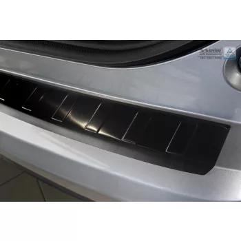  Avisa protecție bară spate din oțel negru HONDA Civic IX FL2015-2016