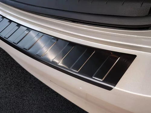 Avisa protecție bară spate din oțel negru HYUNDAI ELANTRA VI limousine 2016->2018