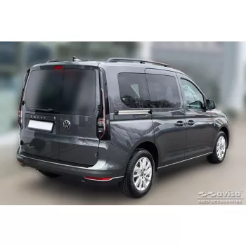   Avisa protecție bară spate din oțel negru VOLKSWAGEN CADDY V (SB) 2020->, VOLKSWAGEN CADDY CARGO V (SB) furgon 2020->
