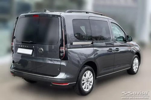 Avisa protecție bară spate din oțel negru VOLKSWAGEN CADDY V (SB) 2020->, VOLKSWAGEN CADDY CARGO V (SB) furgon 2020->