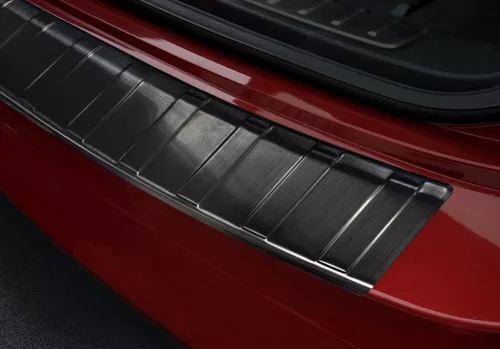 Avisa protecție bară spate din oțel negru Bmw X6 E71 2009-2014