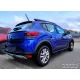 Avisa protecție bară spate din oțel negru SANDERO III Hatchback 5D 2020, SANDERO III Stepway Hatchback 5D 2020, SANDERO Stepway comfort TCe90 2022