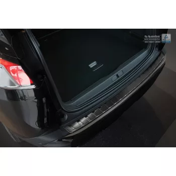   Avisa protecție bară spate din oțel negru PEUGEOT 3008 II crossover 2016-2020 Fl.2021-2023