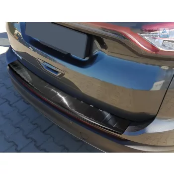   Avisa protecție bară spate din oțel negru FORD Edge II 2014-2018