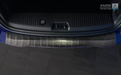 Avisa protecție bară spate din oțel negru FORD TOURNEO COURIER I 2014-FL.2017, FL2017-2022, FORD TRANSIT COURIER I 2014-FL.2017, FL2017-2022