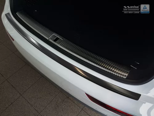 Avisa protecție bară spate oțel negru Audi Q5 II 2016-2020, FL2020-2024