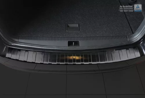 Avisa protecție bară spate din oțel negru SKODA Octavia III combi FL2016-2019