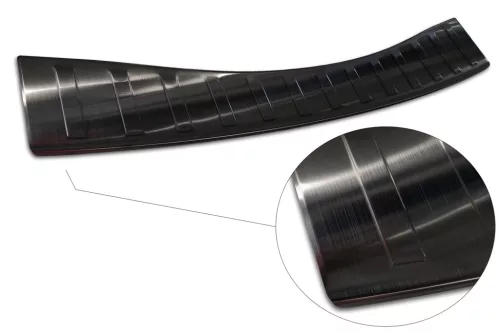 Avisa protecție de bară din oțel neagră FORD MONDEO MK5 hatchback 5D/limousine 2014-2019, FL2019->