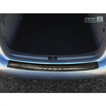  Avisa protecție bară spate din oțel negru VOLKSWAGEN TOURAN II 2010-2015