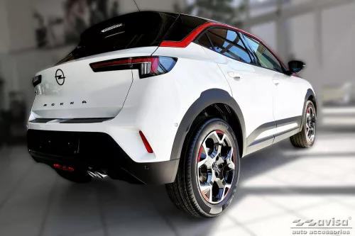 Avisa protecție de bară din oțel neagră OPEL MOKKA II (B) crossover 2020->