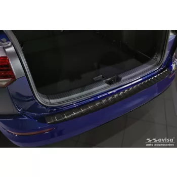   Avisa protecție bară spate din oțel negru VOLKSWAGEN Golf VIII variant/Alltrack 2020-2024, FL 2024