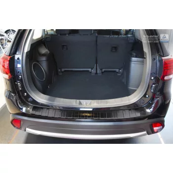   Avisa protecție bară spate din oțel negru MITSUBISHI OUTLANDER III FL2015-2017, FL2017-2022, MITSUBISHI OUTLANDER III PHEV FL2020-2022