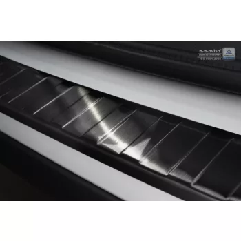   Avisa protecție bară spate din oțel negru Bmw X1 F48 FL2015-2019, FL2019-2022