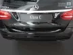 Avisa protecție bară spate din oțel negru MERCEDES C Class W205 T-model 2014-2018, FL2018-2021