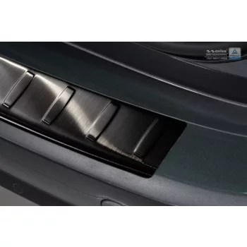   Avisa protecție bară spate din oțel negru CITROEN C4 Grand SPACETOURER (Grand C4 Picasso II) 2013-2016, FL 2016-