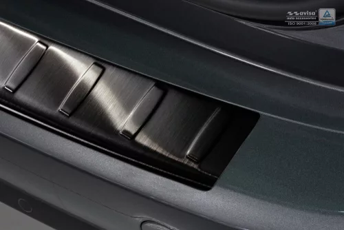Avisa protecție de bară din oțel neagră CITROEN C4 GRAND SPACETOURER (GRAND C4 PICASSO II) 2013-2016, FL 2016->