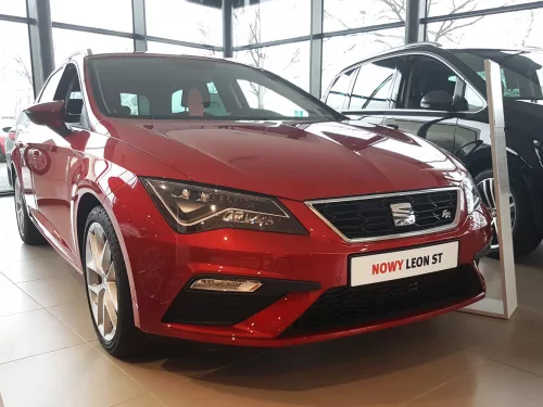 Avisa protecție bară spate din oțel negru, cu textură bordată, finisaj periat Seat Leon III (5F) ST/ST X-PERIENCE 2013-2017, FL2017-2020