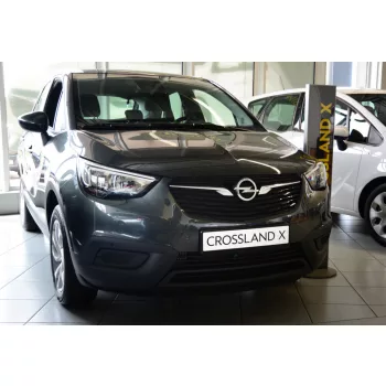   Avisa protecție bară spate din oțel negru OPEL CROSSLAND X 2017-2020, FL2020->