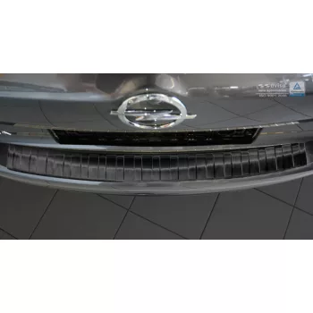   Avisa protecție bară spate din oțel negru OPEL INSIGNIA B sports Tourer/GSI/Country Tourer 2017-2020, FL2020->