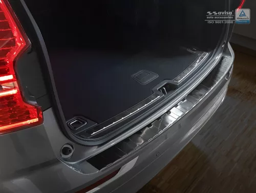 Avisa negru oțel Protecție bară spate XC60 II/R-Design 2017-2021, FL2021-2025, FL 2025->, XC60 II Plug-In Hybrid 2019-2021, FL2021-2025, FL 2025