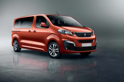 Avisa protecție bară spate din oțel negru CITROEN SPACETOURER 2016->, OPEL VIVARO III 2019->, PEUGEOT TRAVELLER 2016->, TOYOTA PROACE VERSO II 2016->