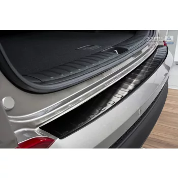   Avisa protecție bară spate din oțel negru HYUNDAI TUCSON 2015-2018