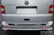 Avisa protecție bară spate din oțel negru VOLKSWAGEN TRANSPORTER T5 Multivan, Caravelle 2003-2012; FL2012-2015, VOLKSWAGEN TRANSPORTER T6 2015-2019, FL2019-2024