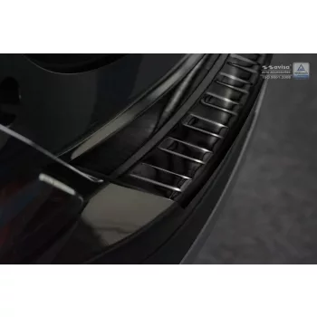   Avisa protecție bară spate din oțel negru TOYOTA RAV4 IV FL 02.2016-2018