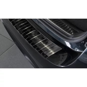   Avisa protecție bară spate din oțel negru TOYOTA AVENSIS III combi FL2015->